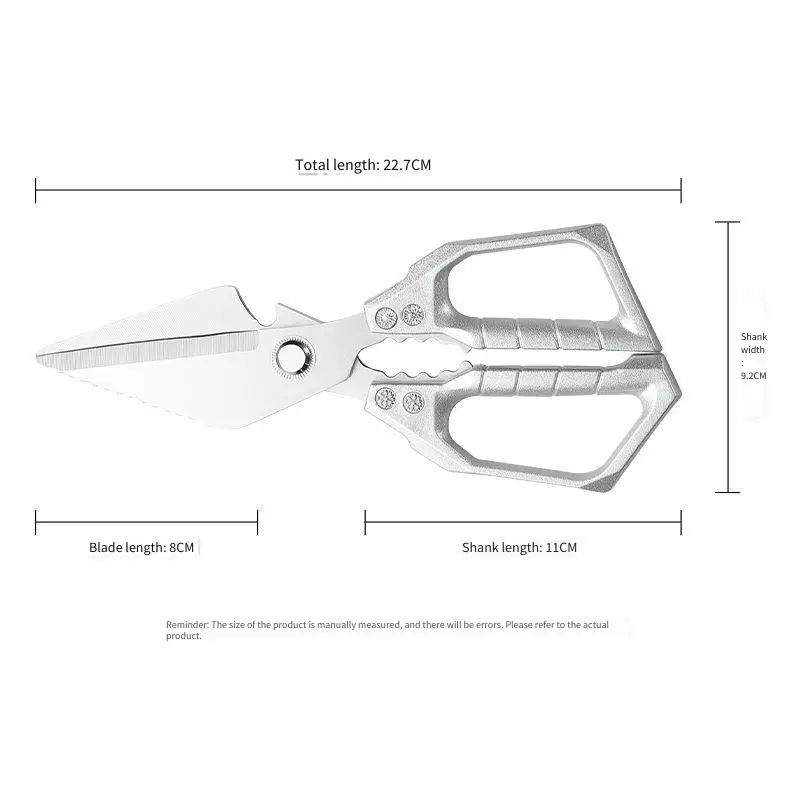 Description Picture 6 of itemNew Version Thickened Household Stainless Steel Multi-Function Heavy-Duty Poultry Shears, Kitchen-Specific Food Scissors,