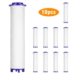 10-Pack Shower Head Purification Filters - Bathroom Water Softening Accessories (8cm X 2.4cm)