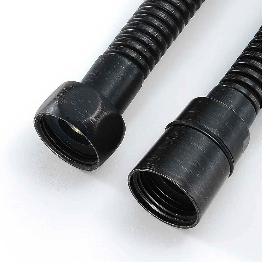 Multiple colors available Stainless steel hose home-use G1/2 thread shower hose 1.5m Bathroom Shower Accessories Plumbing Hoses