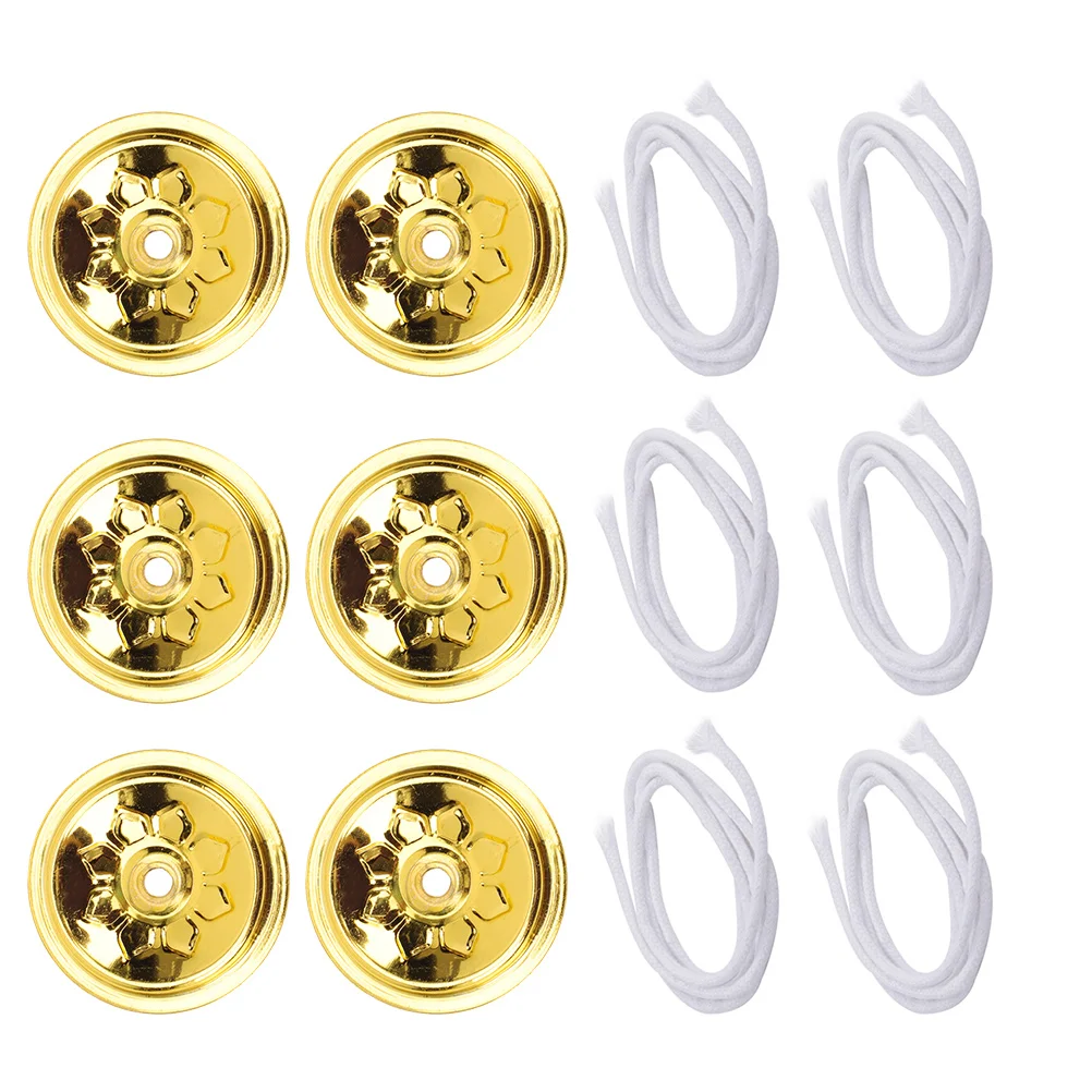 

Alcohol Lamp Fiber Wick Replacement Wick Oil Light Wick Alloy Holder Oil floating ball oil lamp wick