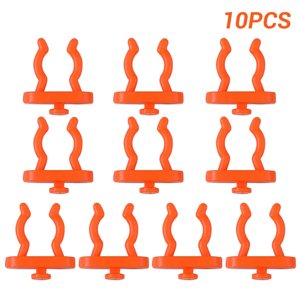 10pc Wall-Mounted Hardware Tool Holder Plastic Storage Hanging Board Hole Hook Parts Garage Organize Attachment for Workshop 2