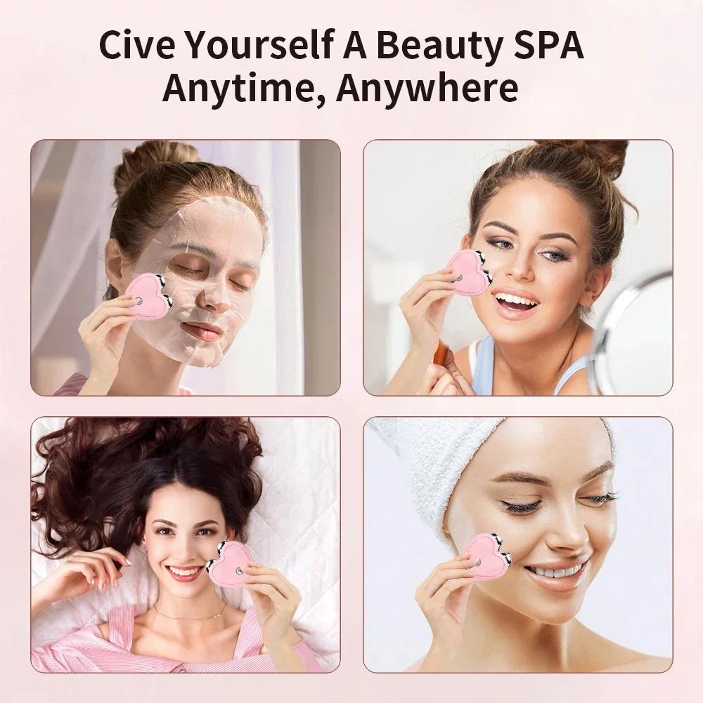 3D Micro Current Beauty Skin Electric Face Massager Lift Roller Mini Facial Lifting Vibration Skin Tighten Massage Beauty Care 6