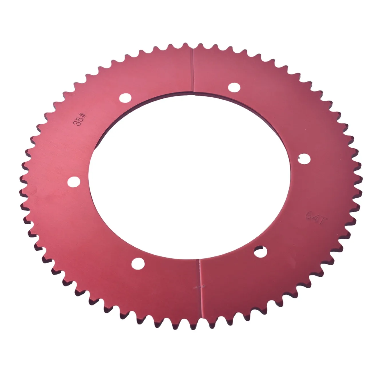 Aluminum Sprocket Split Aluminum Sprocket 64 Tooth for 35 Chain