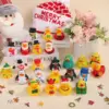 36/48/72Pcs Christmas Rubber Ducks in Bulk, Mini Christmas Ducks Holiday for Jeep Ducking, Xmas Party Favors Decorations 3