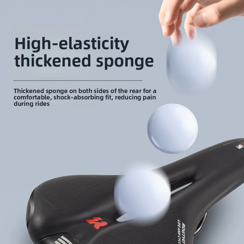Premium Comfort Silicone Bicycle Seat Cushion - Anti-Shock Pain Relief for Cyclists