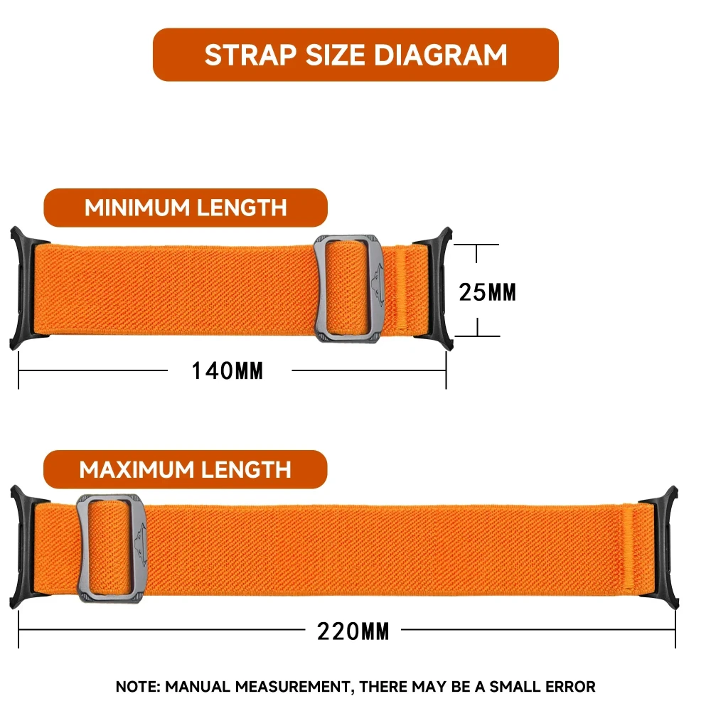 Nylon Elastic Braided Band Strap