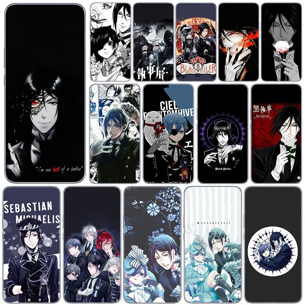 Cartoon Black Butler Anime Phone Per Motorola Moto One G8 G7 Play Action Fusion Plus Power Vision Zoom Hyper Macro Cover Case