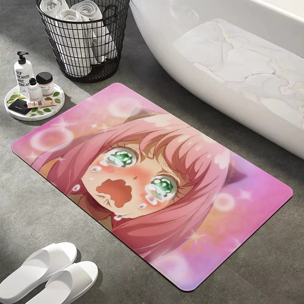 Spy Family Anya Floor Mat Nordic Style Home Doormat Bathroom-Toilet Mats Bedroom Hotel Decor Mat 2