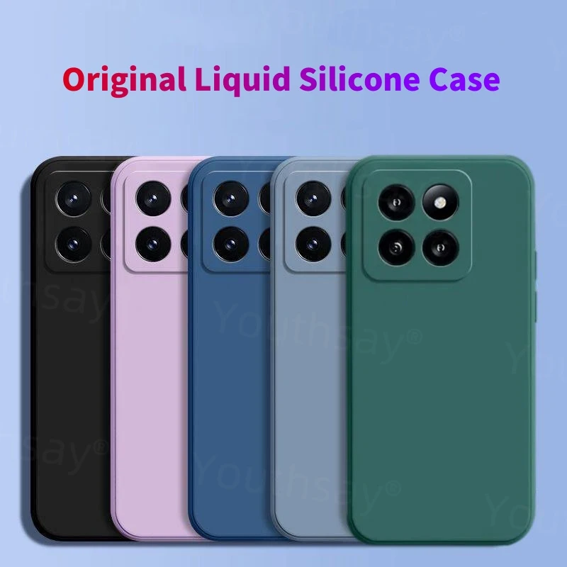 Luxury Liquid Silicone Soft TPU Phone Case - Enhanced Protection with Elegant Design