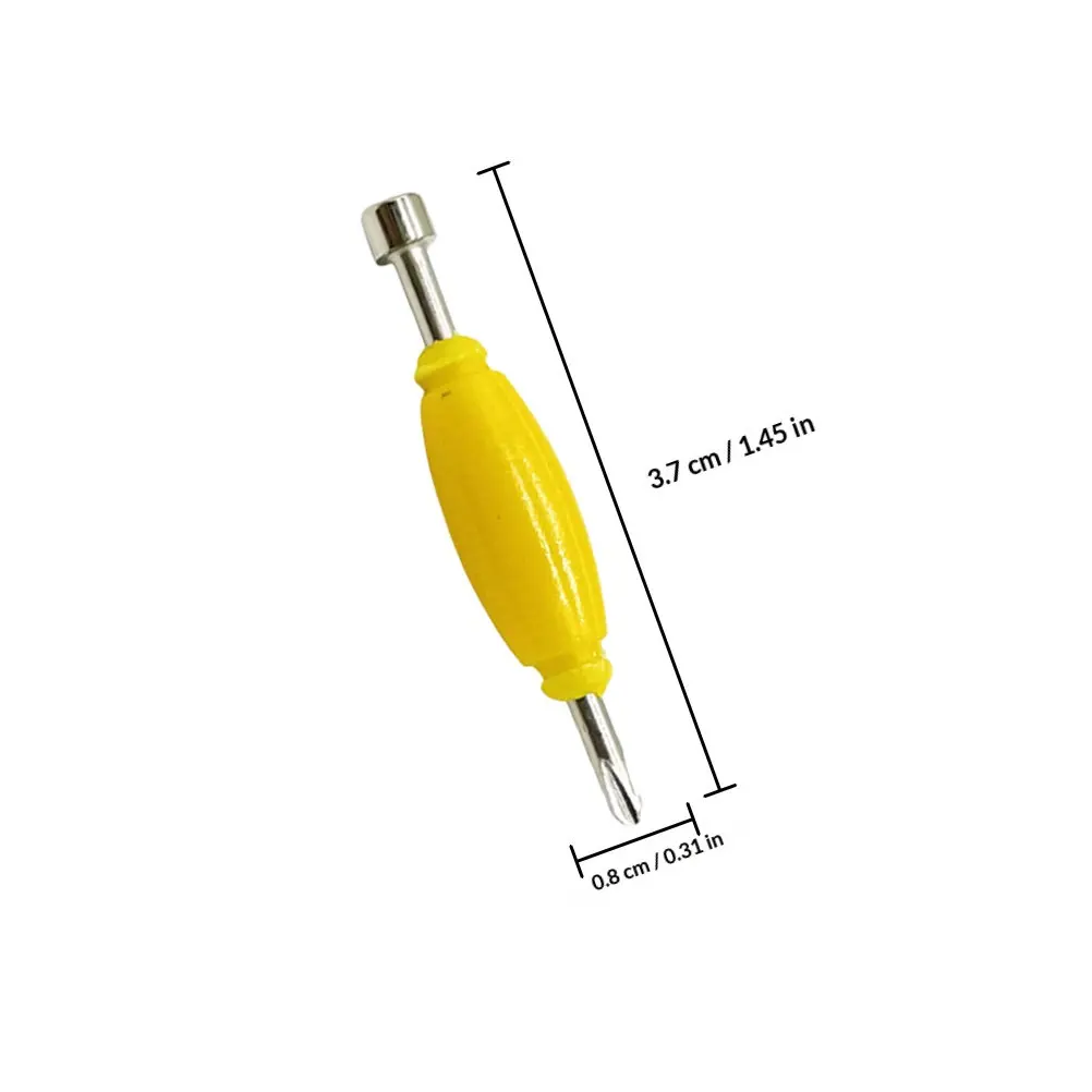 8Pcs 손가락 끝 보드 스크루 드라이버 세트 핑거 보드 휠 베어링 교체 용 듀얼 팁 미니 스크루 드라이버 휴대용 견고한