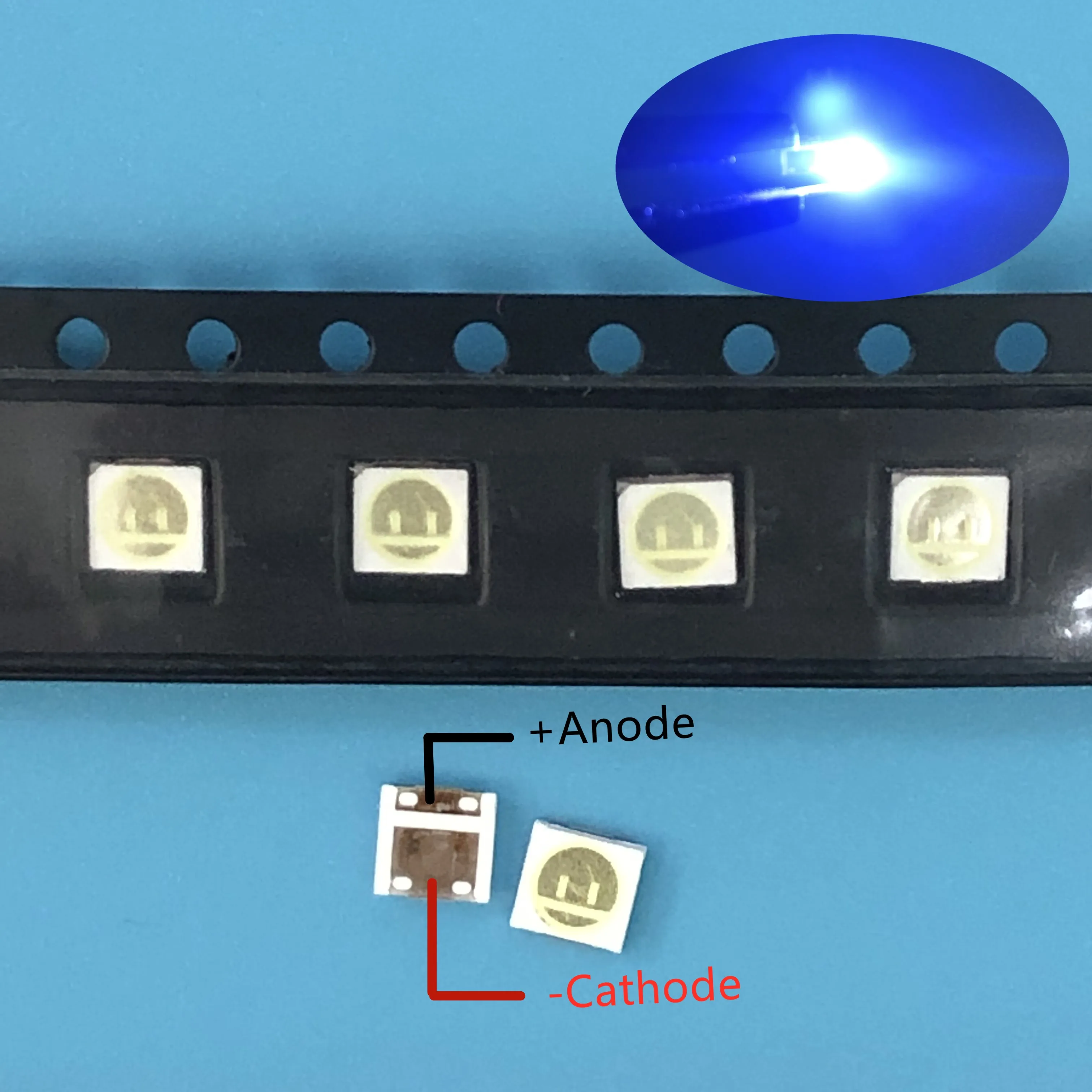 Led 6v 3535 Smd 50 LED SMD 3535 Da 6V Per Riparazione Retroilluminazione TV LCD/LG - Diodi Per Strisce Luce Par56 Led - Foto 4