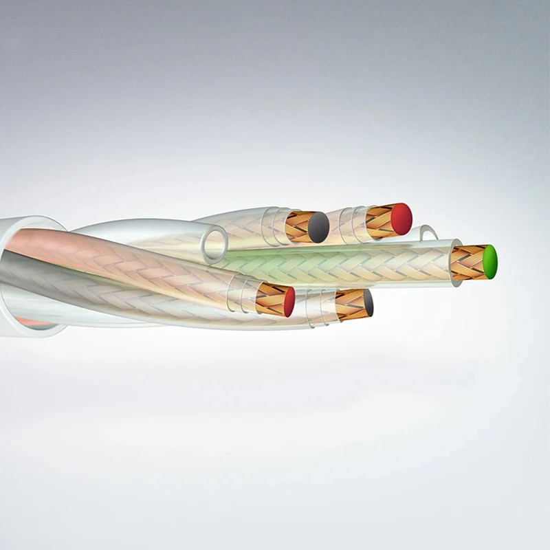 iFi Quasa/Supaquasa 1.8m HiFi Audio Active Filtered Power Cable Geometric Pure Copper Balance Line Double annular helix