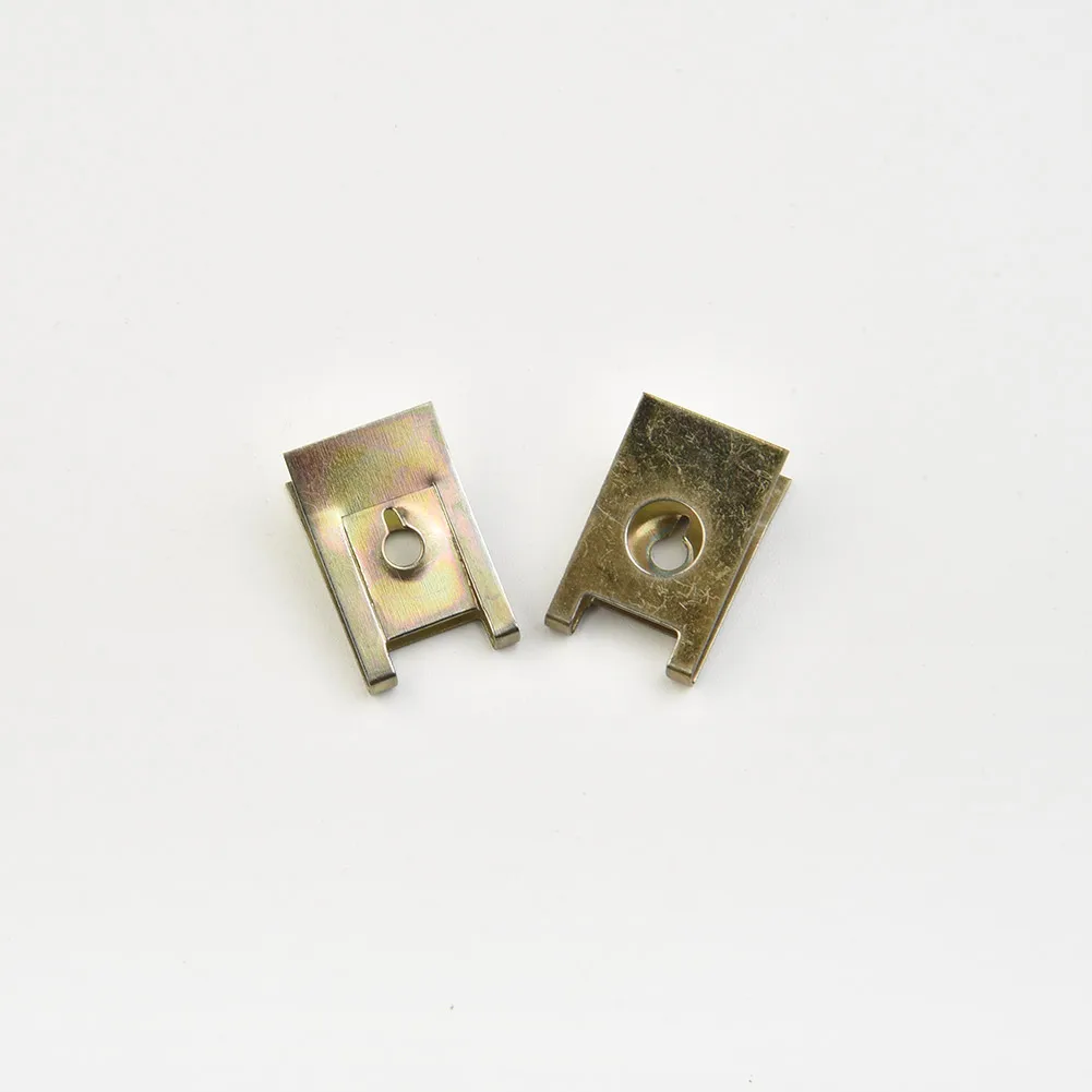 

20pcs Car Screw Base U-Type Mount Fastener Clips Brand New U-Type Clips Motor Fender Bumper Protection Auto Interior Accessories