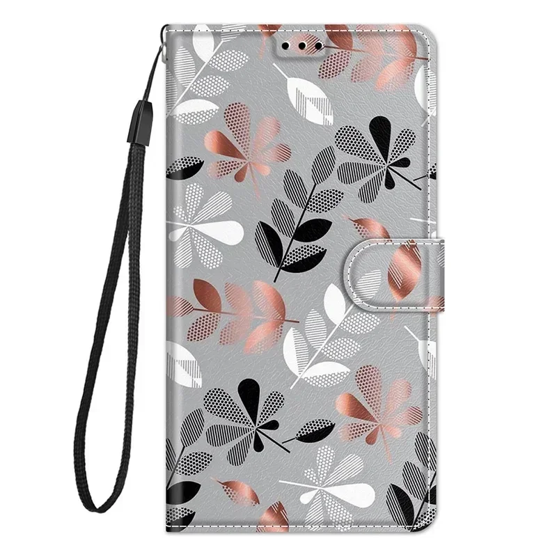 Magnetic Flip Leather Wallet Phone Case with Book Cover