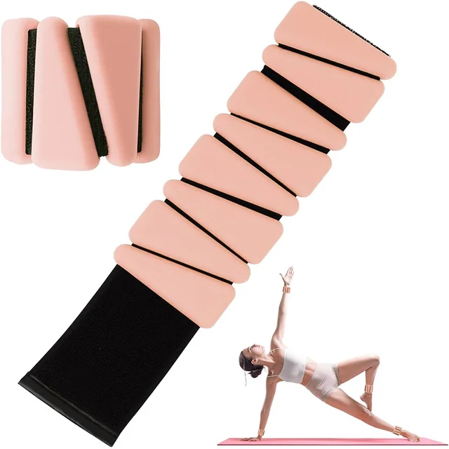 Yoga Fitness Exercise Wrist Weights Bracelet Triangle Silicone Adjustable Ankle Strap Protector Jogging Load bearing Wristbands