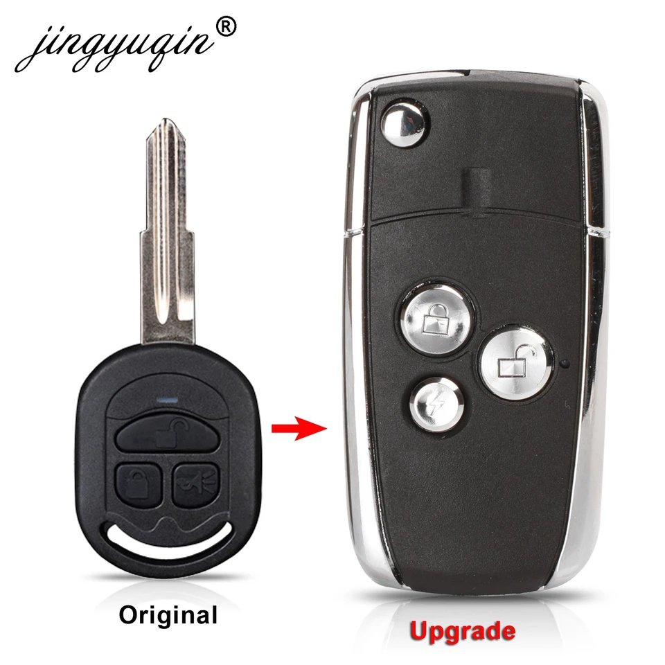 Custodia Portachiavi Auto In Metallo E Pelle Per Buick/Chevrolet – Protezione Completa, Blu
