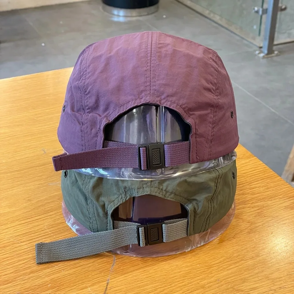 Casual Short Brim Camping Hat Quick-Dry Adjustable Baseball Cap Soft Sun Hats Men and Women