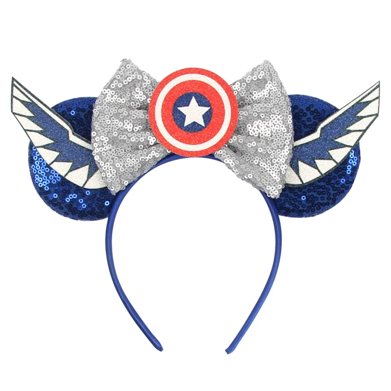 2024 Chic Mouse Ears Headband For Girls Boys Sequins 5