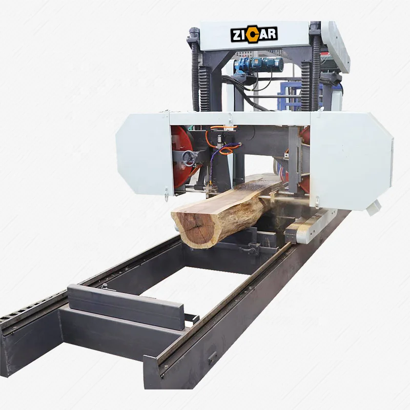 ZICAR industrial big woodworking bench band saw for timber log wood