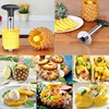 Stainless Steel Pineapple Corer and Slicer Pineapple Silcer Peeler Pineapple Corer Slicer Fruit Cutter Kitchen Gadget Accessorie 4