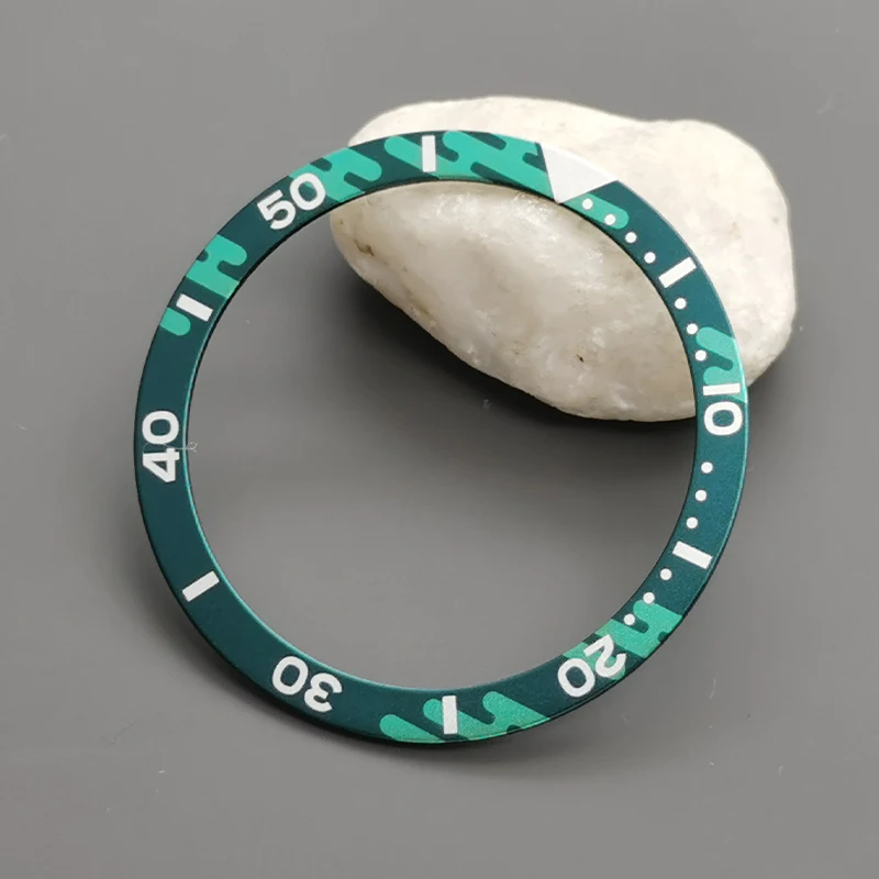 Aluminium Fashion Flat Watch Bezel Insert