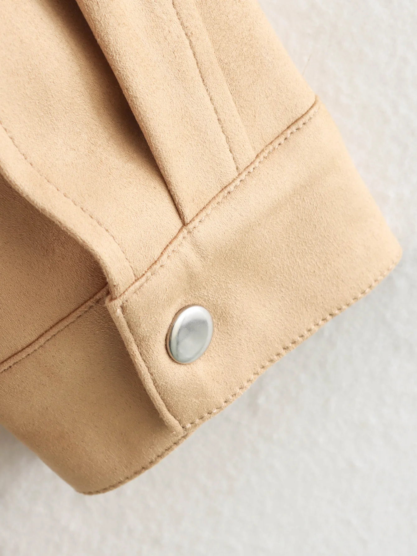 Khaki Jackets Women's Coat inszarts 2024 Pockets Long Sleeve Outwear Casual Loose Outerwear Elegant Fashion Woman Overcoat Tops