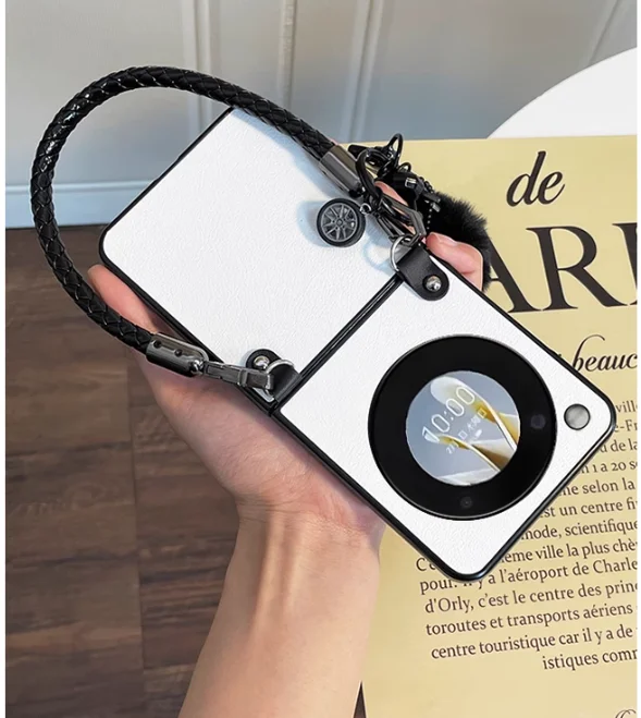 DIY Fashion Flower Short Chain Phone Case - Cute Design