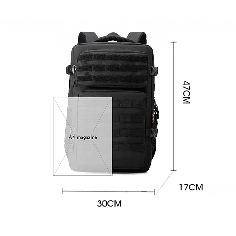 45L 1000D Nylon Waterproof  Outdoor Rucksacks Tactical Sports Camping Hiking Trekking Hunting Backpack 2