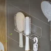 1Pc Multi-purpose Transparent Acrylic Bathroom Comb Holder for Vanity Organization for Easy Access and Convenience 6