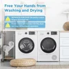 Heat Pump Ventless Stackable Dryer Energy Efficient 4.4 Cu.ft White Space Saving Smart Drying Wrinkle Care ENERGY STAR Qualified 4