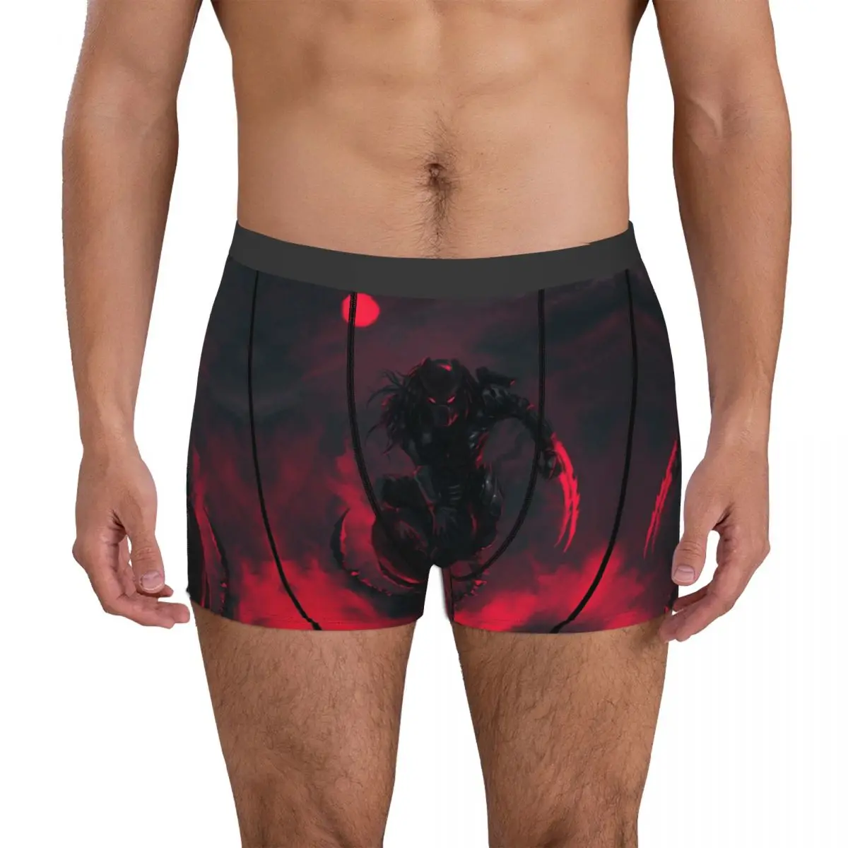 

Exotic Undies Predator Movie Alien 10 Summer Wearable Men's Boxer Briefs Graphic Cool Novelty