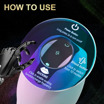 Male Masturbator Cup Automatic Sucking Vibration Penis Oral Machine Suction Blowjob Masturbation Real Vagina Vacuum Sex Toys
