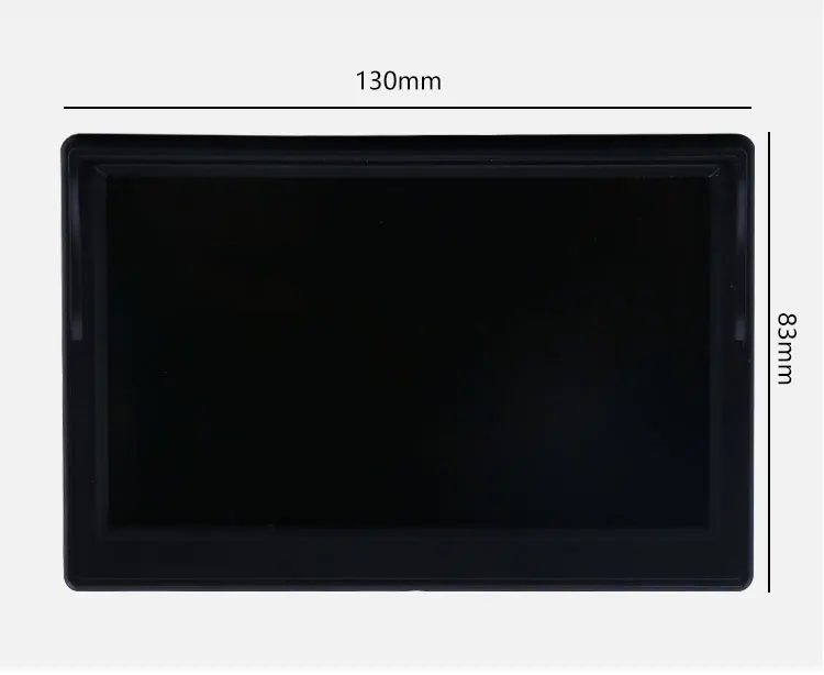 Parcheggio 5 pollici Monitor per auto TFT LCD 5 "HD Digitale 16:9 800*480 Schermo Ingresso video bidirezionale per telecamera retromarcia DVD VCD - Image 2