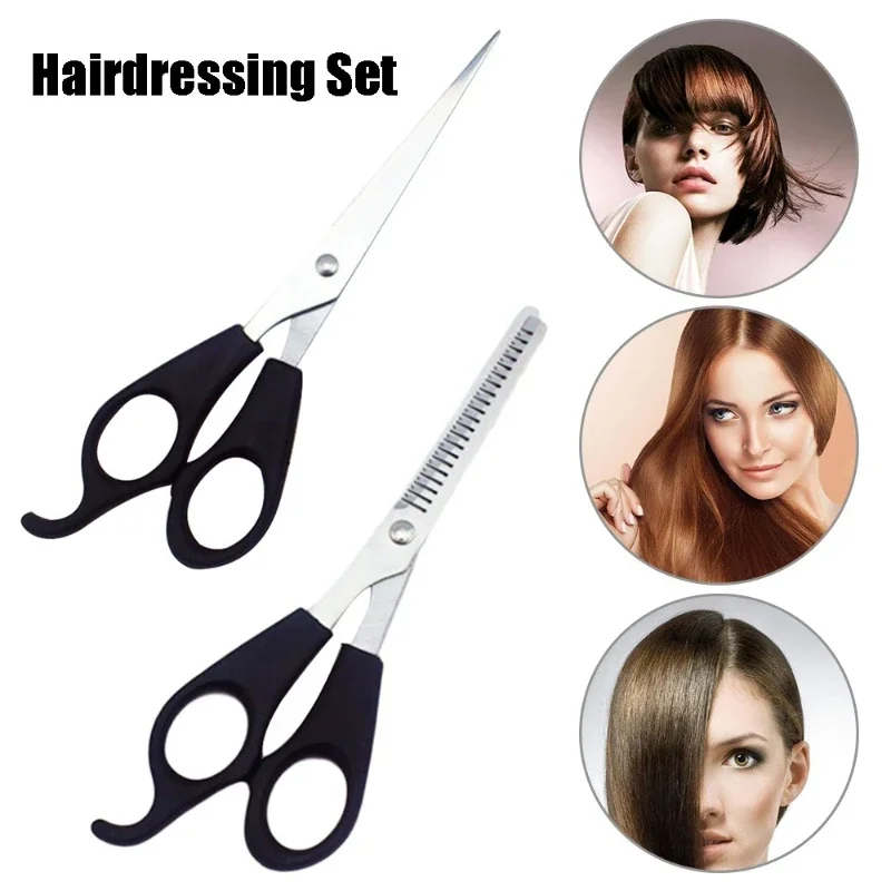 1 Pcs or 2pcs/set Salon Stainless Steel Teeth Shears Beauty Thinning