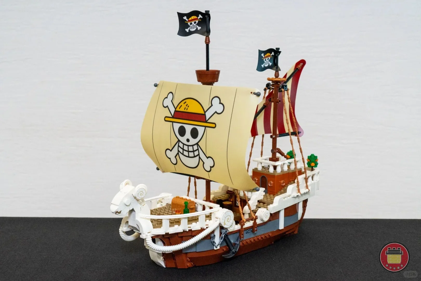 미니소 리틀 파이어트 1376PCS 디지털 스케일 커스텀 직소 배틀쉽 75639 모델 크래프트 세트 DIY 조립 창의적인 어린이 선물