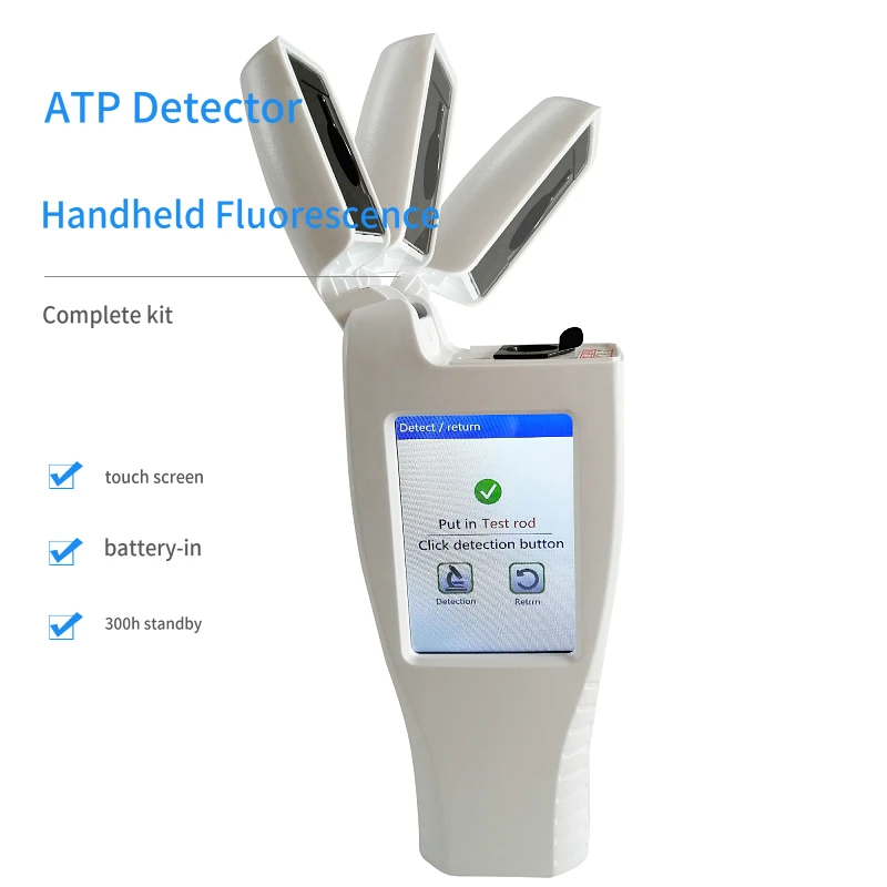 

Handheld ATP Fluorescence Detector Water Quality Surface Microbe Food Safety Bacteria Tester