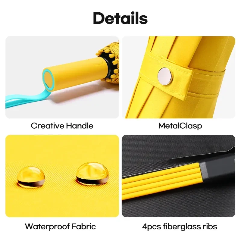 

Folding Umbrella Outdoor Strong Windproof Sunshade UV Umbrella Big Automatic 12 Parasol Protection Fully Umbrella Sun Bones