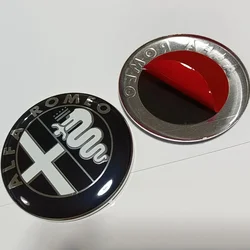 Alfa Romeo Car Badge and Emblem Sticker Set for Hood, Trunk, and Steering Wheel (1pc - rear)