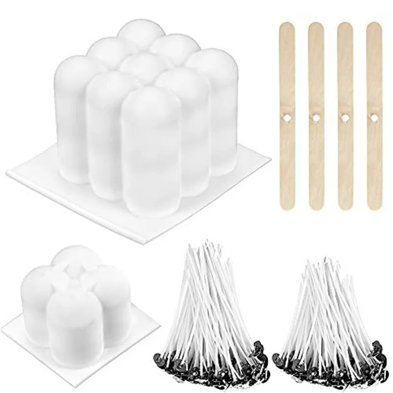 Silicone Candle Mould Candle Wicks Holder Aromatherapy Mould DIY Handmade Material Resin Mold Making Supply