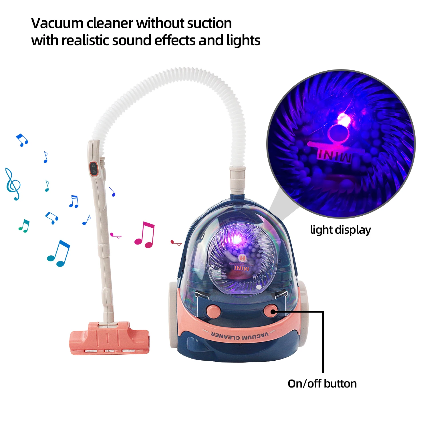 Children's home simulation household appliances, electric vacuum cleaner toys, exercise children's hands-on ability 6