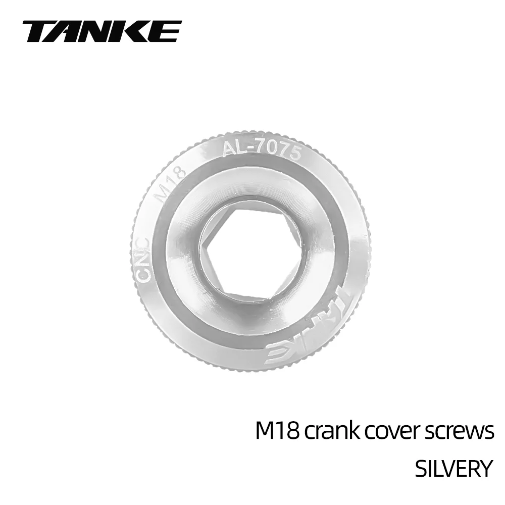 TANKE Kurbelabdeckung Schraubdeckel M18 M19 M20 MTB Kurbelgarnitur Kurbelabdeckung Aluminium BMX Rennrad Fitting 6 Farben, Fahrradkurbelbolzenkappe – Detail 6