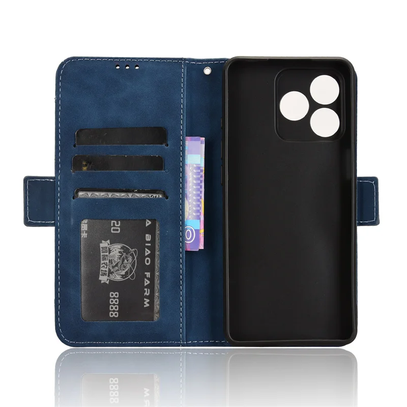 Leather Flip Case with Multi-Card Slots