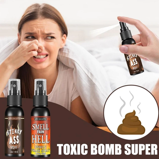 Spray liquide pour caca, bombe puante, spray à gaz puant, blague pratique  d'Halloween, 30ml - AliExpress