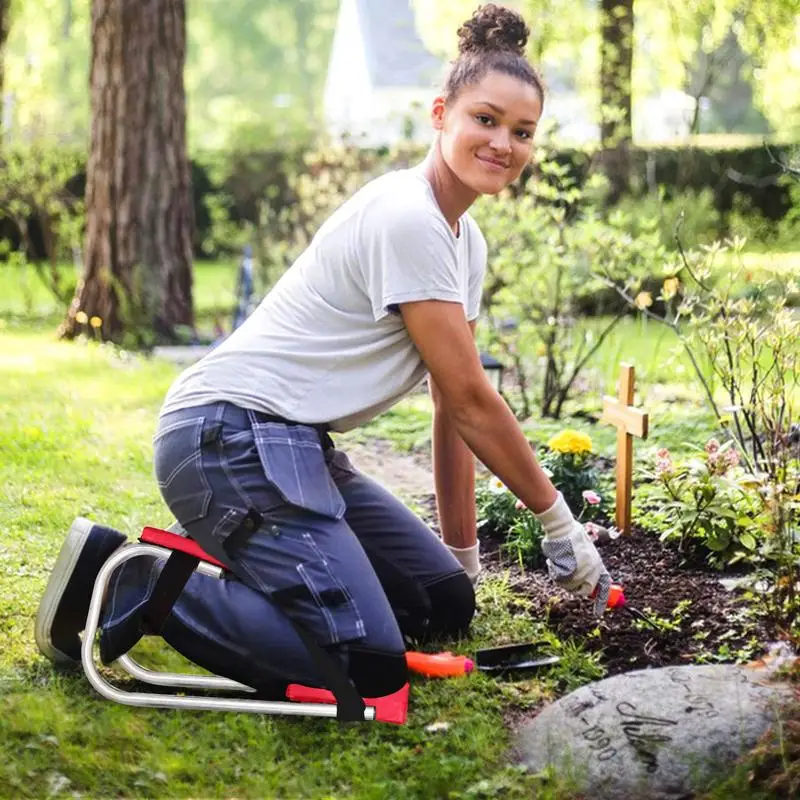Knee Seat For Gardening Adjustable Kneeling Support Tool Labor-Saving Protection Pad Gardening Helper