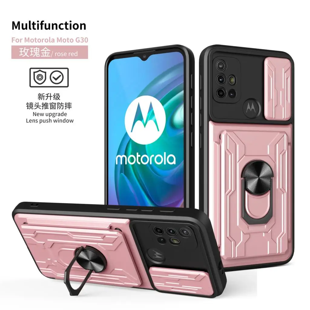 Custodia Magnetica Per Motorola G30 Supporto Per Anello Per Auto Capas Motorola G72 4G Smartphone Android Fundas Motorola G73 G62 G50 G23 4G