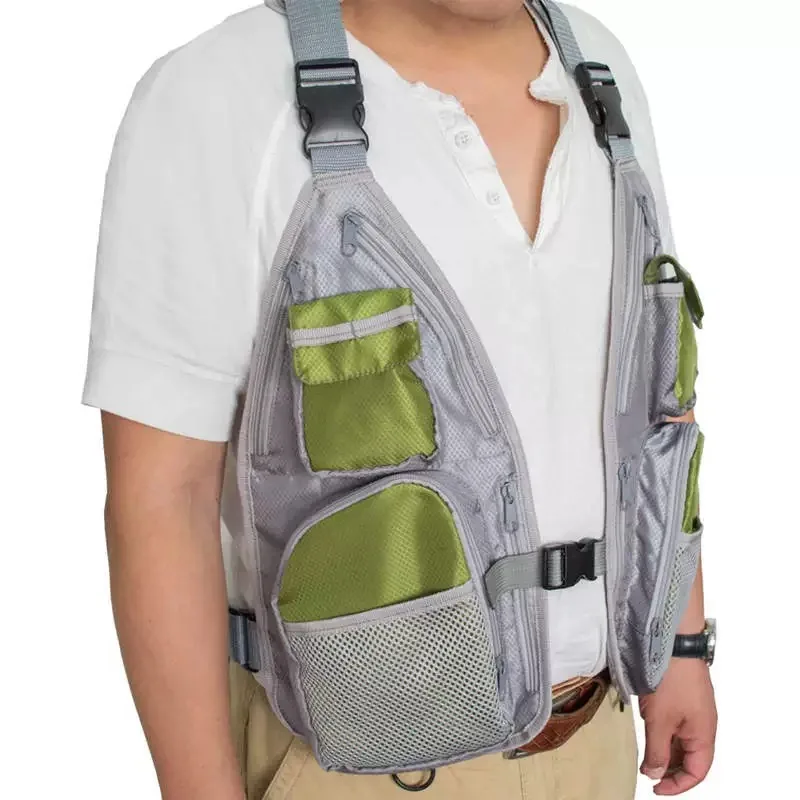 Outdoor Hip Hop Techwear Tactical Cargo Vest Multi Pockets Functional Camping Photography Casual Sleeveless Waistcoat 6