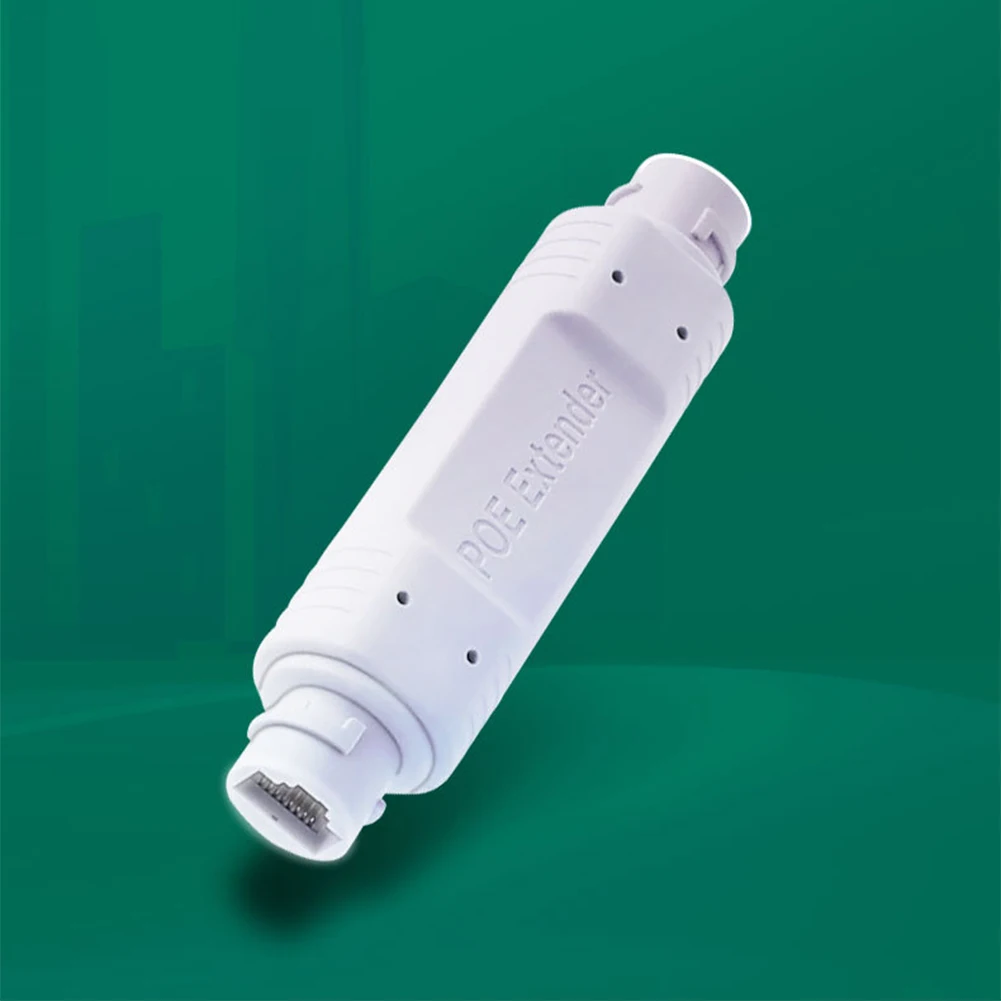 48V Ethernet Extension Comply with IEEE 802.3af/ 802.3at Waterproof Plug and Play 10/100Mbps for PoE Switch NVR IP Camera