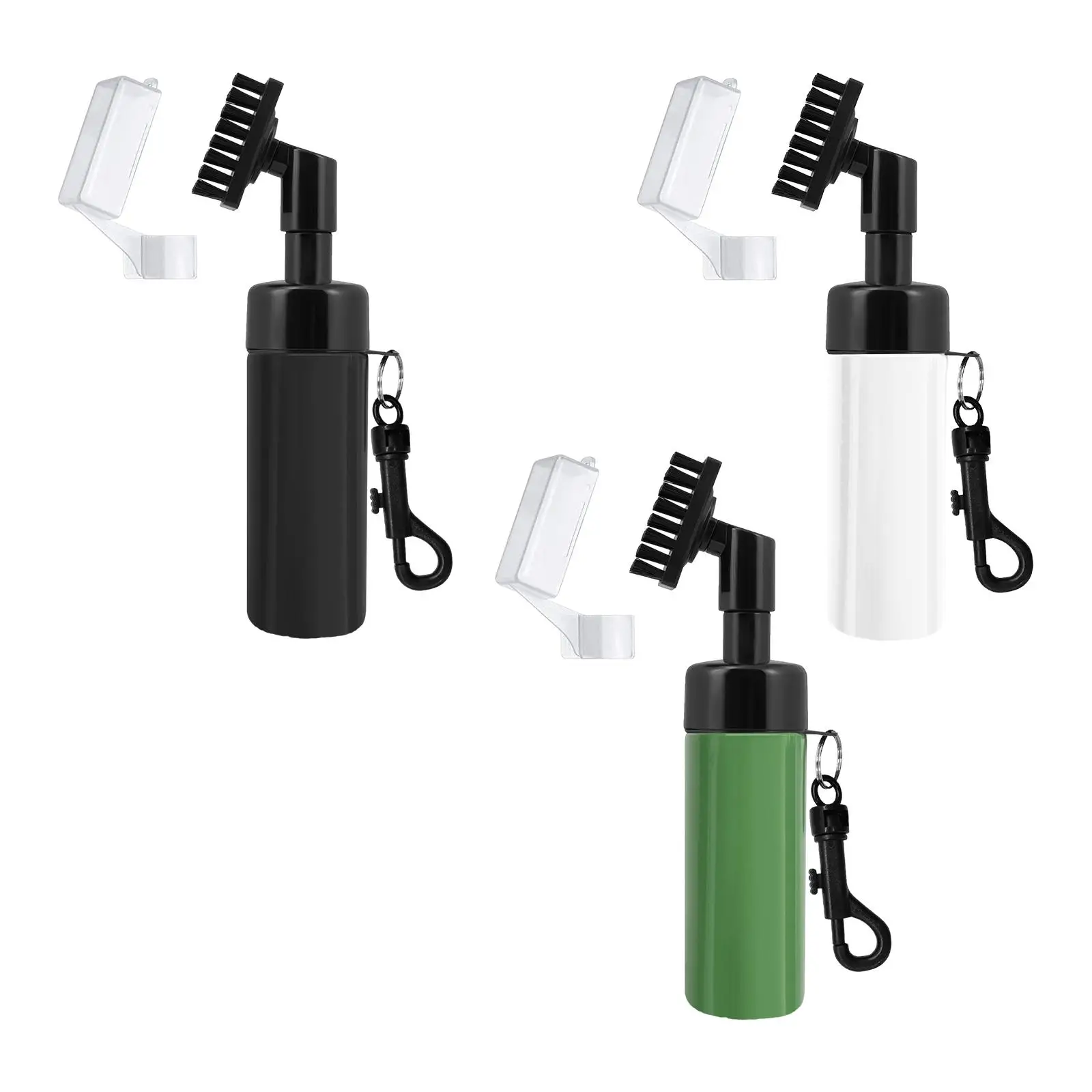 

Golf Club Brush Multipurpose with Refillable Water Bottle Professional Compact Easy to Operate Equipment Golf Club Groove Brush