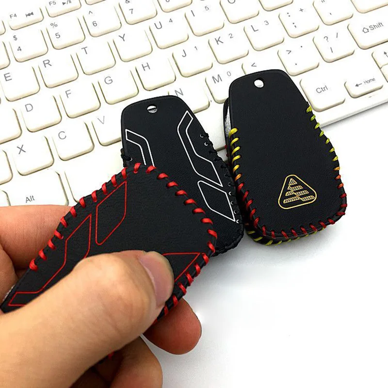 Leather Key Case for VOGE SR4MAX SR4 MAX 350 DS900X SFIDA SR125 SR 125 Motorcycle Remote Cover Keychain Holder Fob Accessories key case cover key case keychain holder
