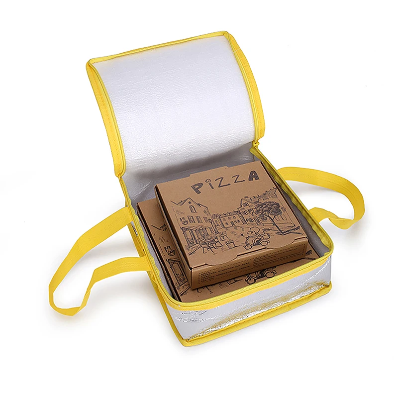 Portable Drink Storage Food Thermal Delivery Carrier Pizza Delivery Bag Cooler Bag Ice Pack Insulation